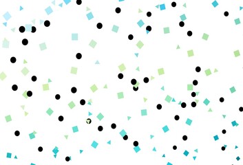 Light Blue, Yellow vector layout with circles, lines, rectangles.