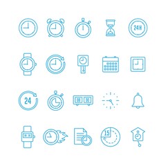 Collection of clock icons