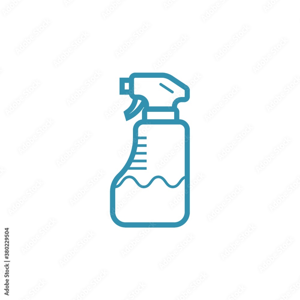 Wall mural spray bottle vector illustration