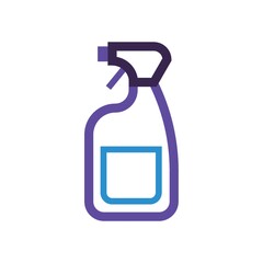 Spray bottle vector illustration