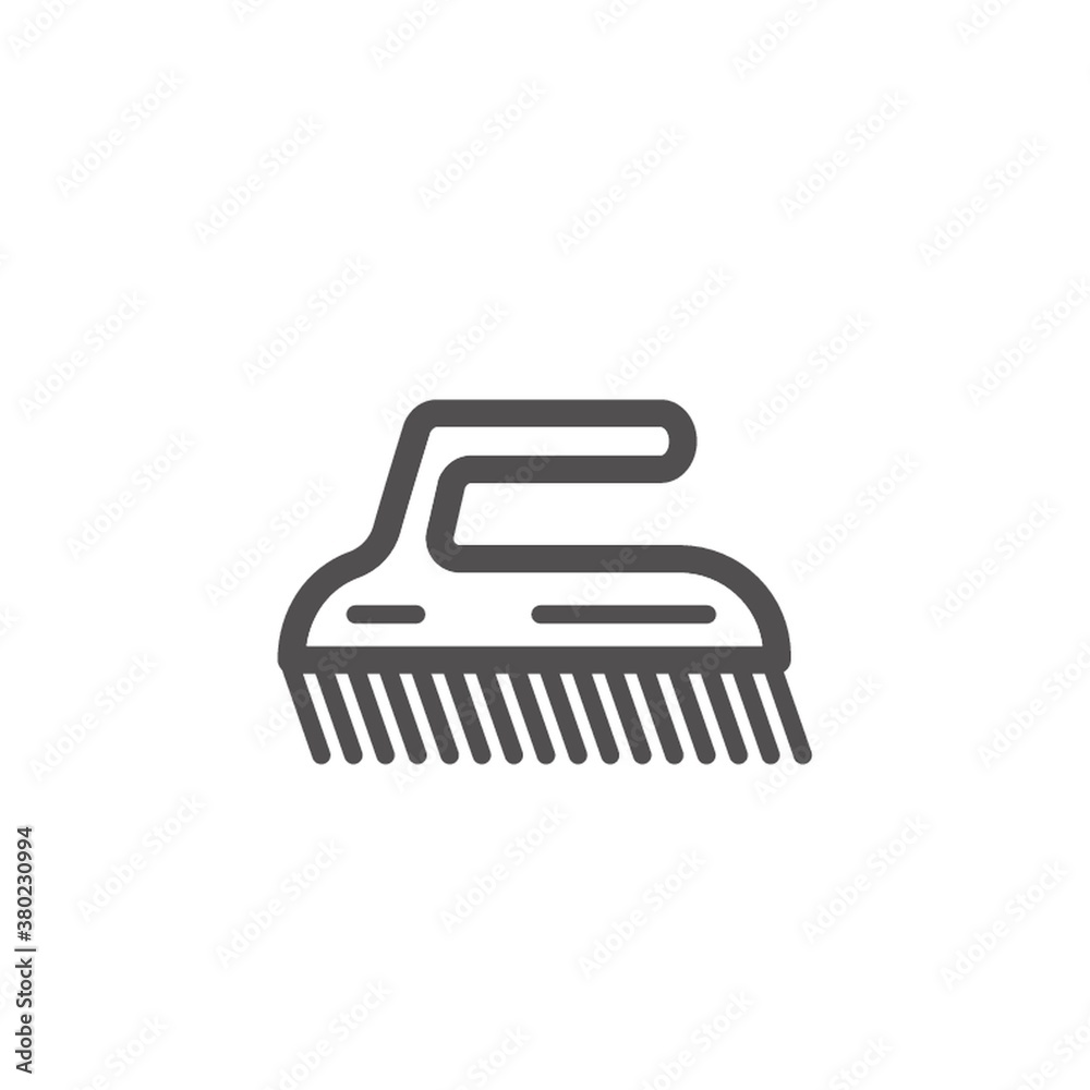 Wall mural Cleaning brush