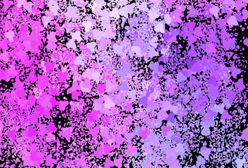 Obraz na płótnie Canvas Dark Purple, Pink vector background with abstract shapes.