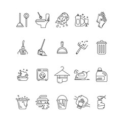 Set of cleaning tools