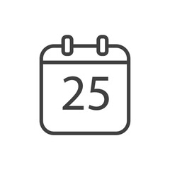 Calendar icon vector illustration