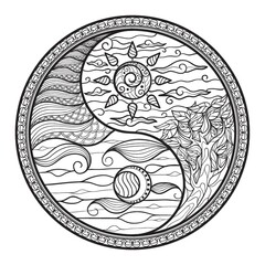 Intricate day and night design