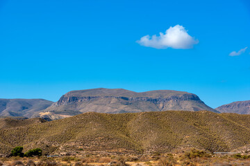 Sierra de Gador in almería, Spain