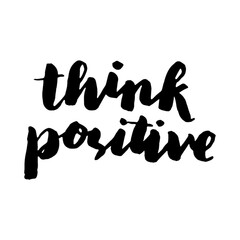 Think positive text