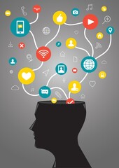 Social media concept