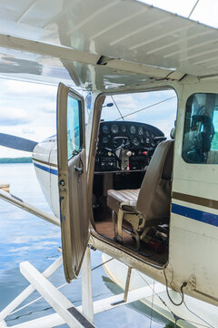 Sea Plane Waits with its Door Open