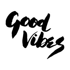 Good vibes text