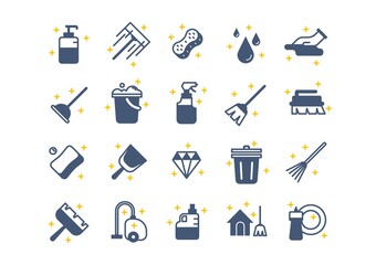 Set of cleaning tools