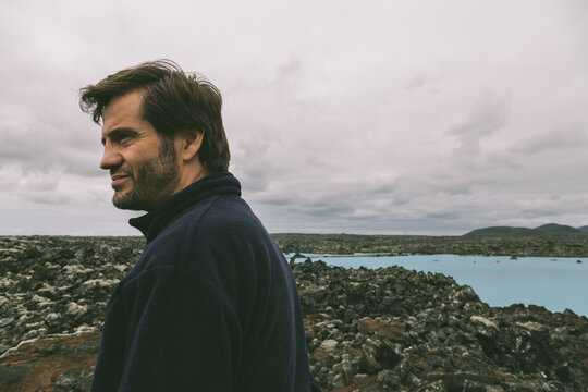 Man in the Blue Lagoon