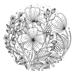 intricate floral design