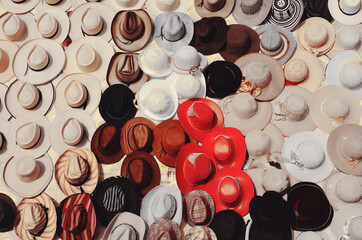 Cowboy hats/sombreros pattern