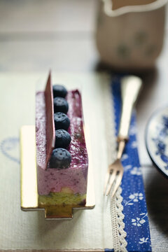 Blueberry slice