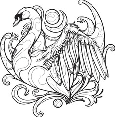 swan design