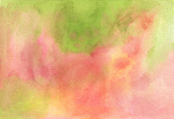 秋イメージの水彩背景（水彩イラスト）