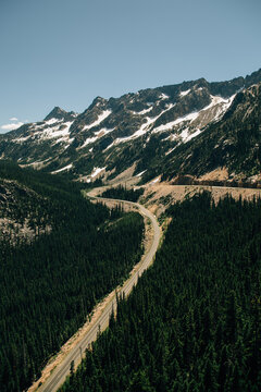 Road through the mountains