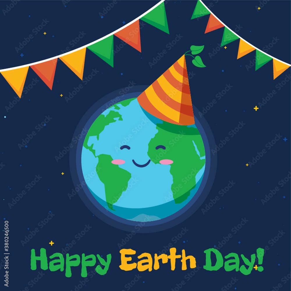 Poster earth day design