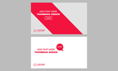 Thumbnails Design - Vector template 