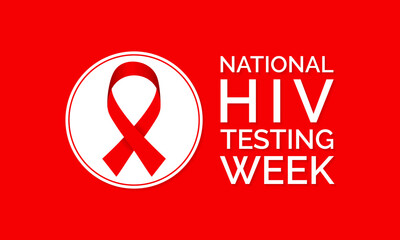 Vector illustration on the theme of National HIV Testing week, Is a week to encourage people to get tested for HIV, know their status, and get linked to care and treatment.