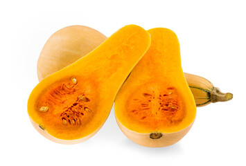 Butternut  isolated on white background