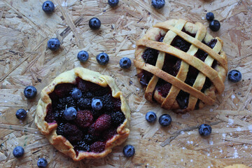 blueberries cake.