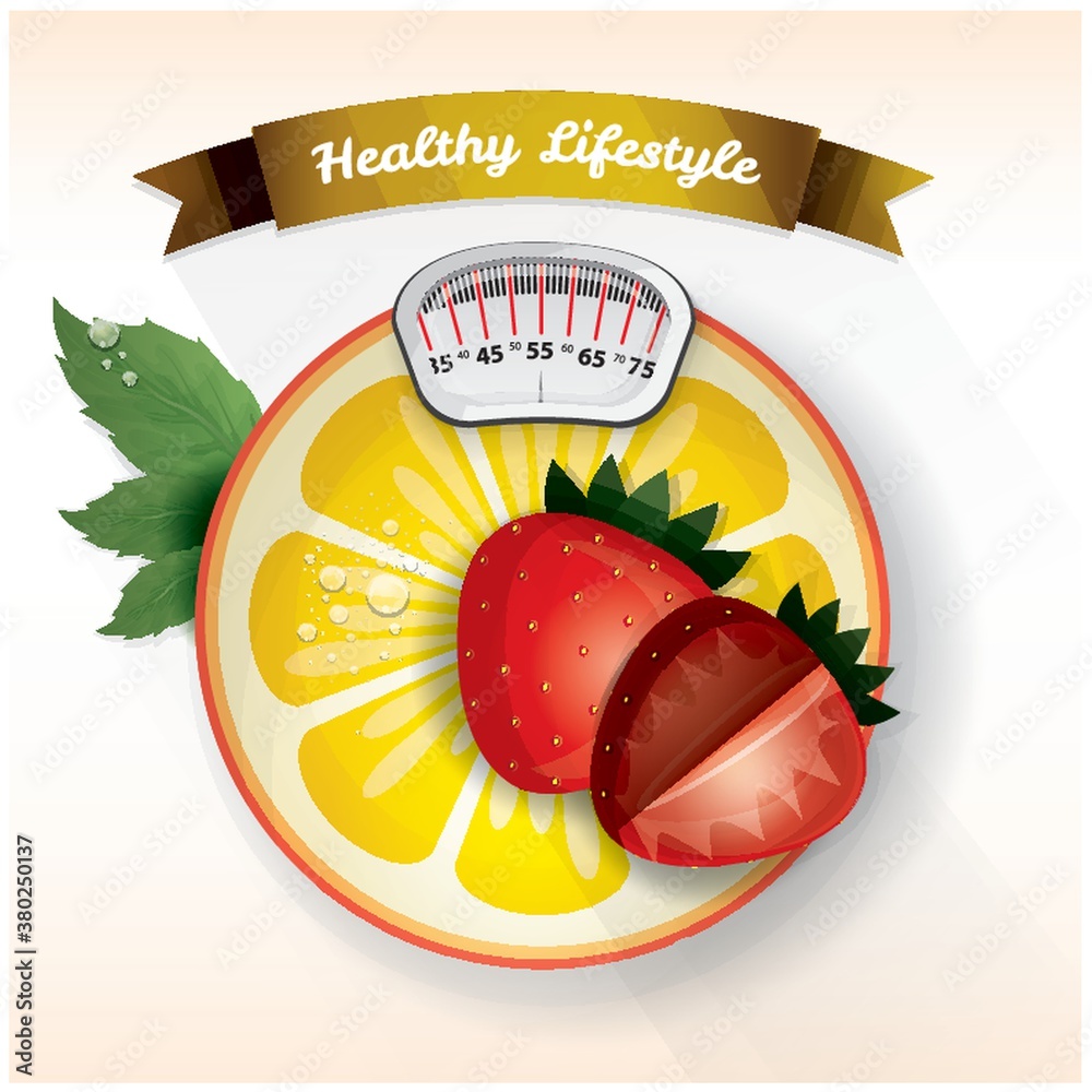 Poster healthy lifestyle design