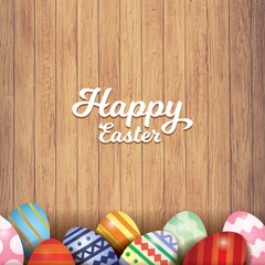 Happy easter design