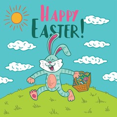 Happy easter design