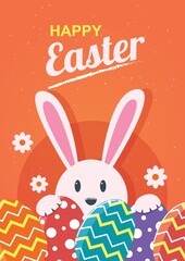 Happy easter design