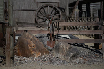pelle chercheur d'or western