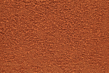 Texture of instant granulated coffee in excellent resolution.