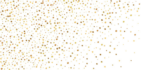 Sparse gold confetti luxury sparkling confetti. Sc