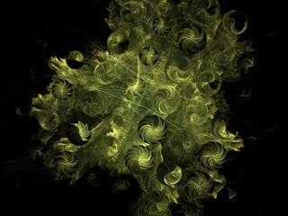 Imaginatory fractal background Image