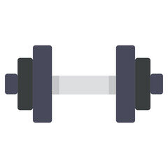 
A flat icon of gym, editable vector of fitness accessory 
