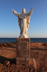 Portopalo – Statua del Cristo Redentore a Punta delle Correnti