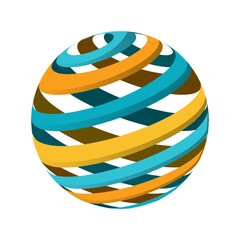 abstract logo element