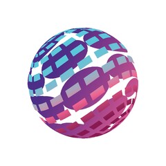 Globe logo element design