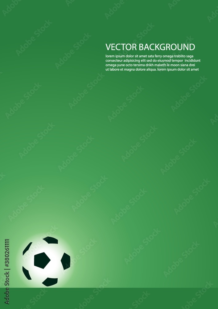 Canvas Prints football background design