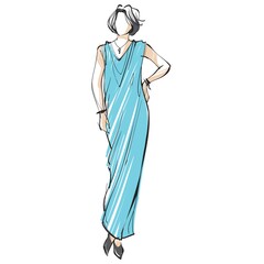 fashion model sketch