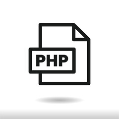 PHP file icon . php sign