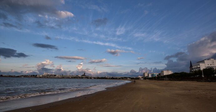 Plage de la grande Conche. Royan. France