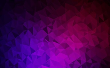 Dark Purple vector polygonal template. A completely new color illustration in a vague style. Elegant pattern for a brand book.