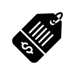 supper market or online shopping related sale tag or price tag with dollar sign and pin vector in solid design,