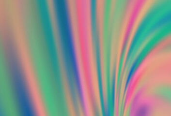 Dark Green vector glossy abstract backdrop.