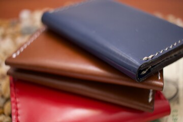 carteiras artesanais de couro