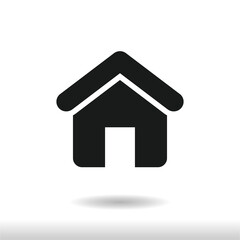 Home icon vector . House sign
