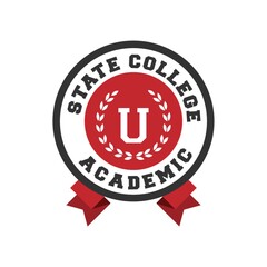 state college academic logo element