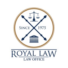 royal law logo element